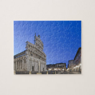 Toskana, Lucca, Piazza San Michele bei Morgendämme