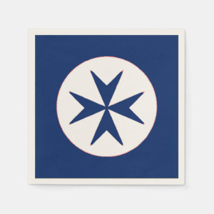 Toskana Marineblau Serviette