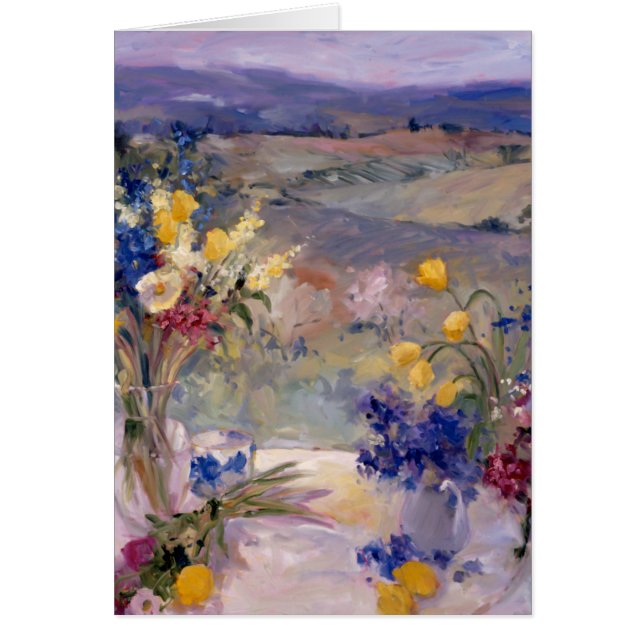 Toskana mit Blumen (Vorne)