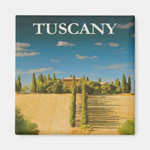 Toskana-Reiseposter-Magnet Magnet