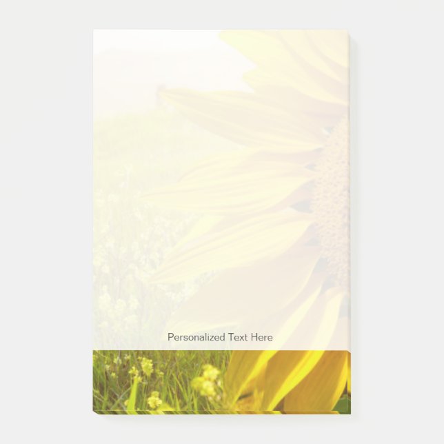 Toskana Sonnenblumen Post-it Klebezettel (Vorderseite)