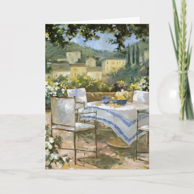 Toskana-Terrasse Karte (Vorderseite)