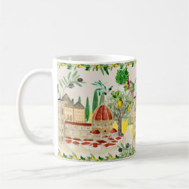 Toskana, Toskana, Italien, Oliven, Zitronen, Kaffeetasse