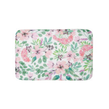 Toskana Wasserfarben Rosa Blume Muster