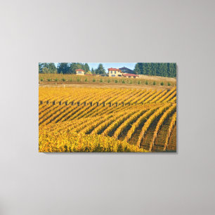 Toskanisch aussehendes Black Walnut Inn oberhalb d Leinwanddruck