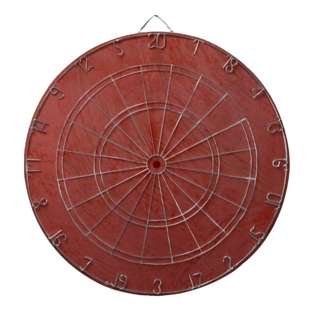Toskanisch Rot Dartscheibe (vorne)