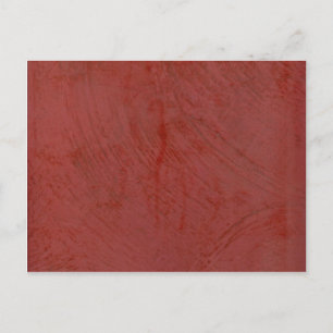 Toskanisch roter Faux-Finish Postkarte