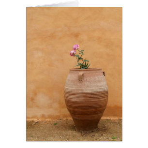 Toskanische Blume Pot Card