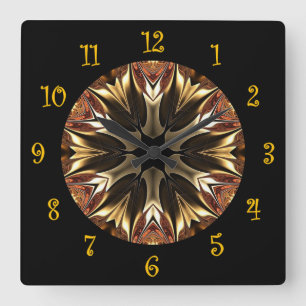 Toskanische Farben ~ Beautiful Exotic & Mysterious Quadratische Wanduhr