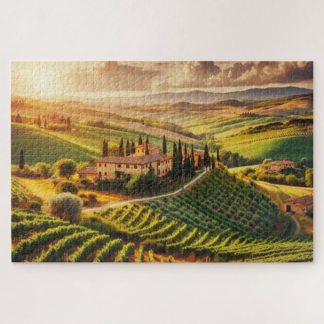 Toskanische Landschaft - atemberaubende Landschaft (Horizontal)