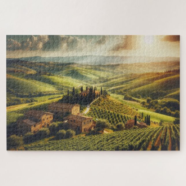 Toskanische Landschaft - atemberaubende Landschaft (Horizontal)