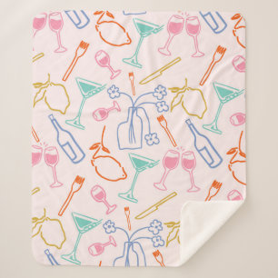 toskanischer Abend Sherpadecke