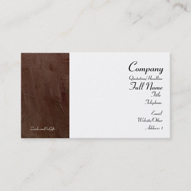 Toskanischer Burgunder Visitenkarten Visitenkarte (Vorderseite)