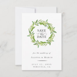 Toskanischer Olivenhain Save the Date Ankündigung