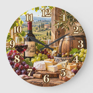 Toskanischer Weinberg Weinland Uhr