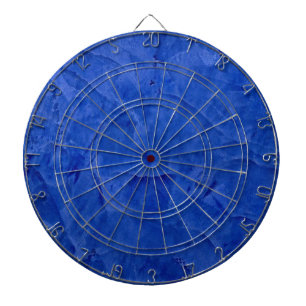 Toskanisches Blau Faux-Finish Dartscheibe