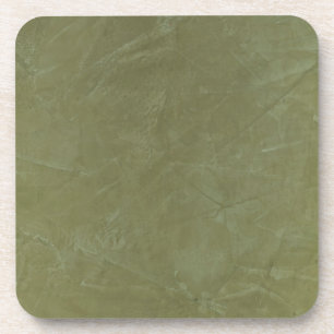 Toskanisches Grün Faux-Finish Untersetzer