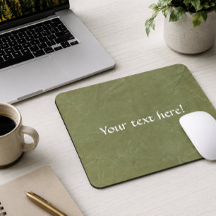 Toskanisches Grün Texturiert Mousepad