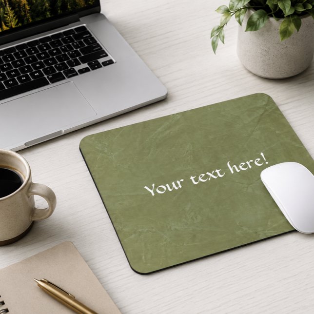 Toskanisches Grün Texturiert  Mousepad (Von Creator hochgeladen)