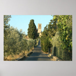 Toskanisches Schloss Poster