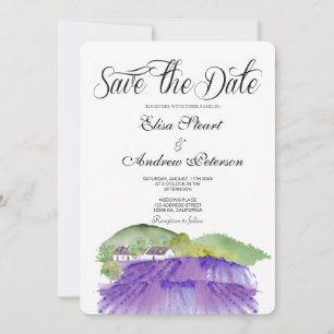 Toskanisches Weingut Save-the-Date-Einladung Einladung