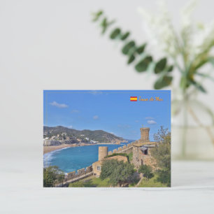 Tossa de Mar, Spanien Reise Feiertagspostkarte