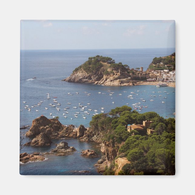 TOSSA DE MAR. Stadt an der Costa Brava. Magnet (Vorne)