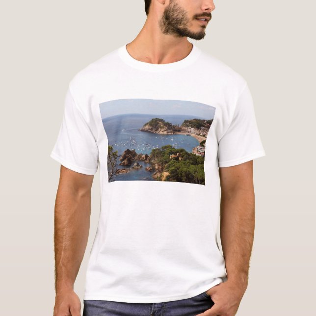 TOSSA DE MAR. Stadt an der Costa Brava. T-Shirt (Vorderseite)