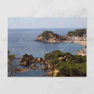 TOSSA DE MAR. Stadt in der Costa Brava. Postkarte