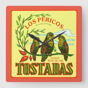 TOSTADAS QUADRATISCHE WANDUHR