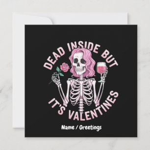 Tot aber es ist Valentinstag Lustig Romantisch Einladung