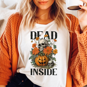 Tot im Inneren Vintage Halloween Tri-Blend Shirt
