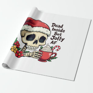 Tot innen aber fröhlicher AF Heißer Kakao Latte Xm Geschenkpapier