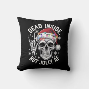 Tot innen, aber lustiger Weihnachtsgeschenk-Skelet Kissen