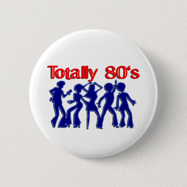 Total 80erdisco button (Vorderseite)