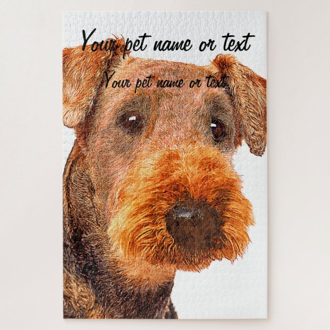 Total Adorable, Airedale Terrier Dog (Vertikal)