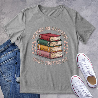 Total ausgelesenes Wochenend-Leser-Grafik Tri-Blend Shirt