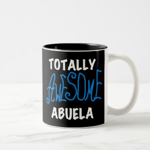 Total Awesome Abuela Blue T-Shirts und Geschenke Zweifarbige Tasse