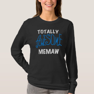 Total Awesome Memaw Blue T-Shirts und Geschenke