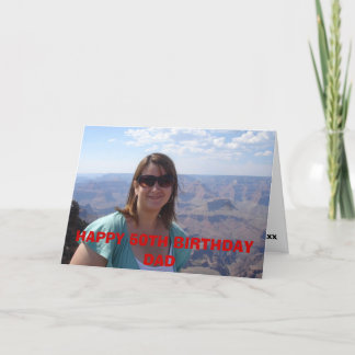 total california 168, GLÜCKLICH 50. GEBURTSTAG VAT Karte