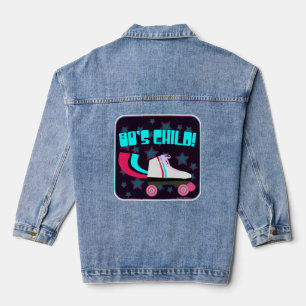 Total Eighties-Kind Spaß Epischer Rückblick Skate- Jeansjacke