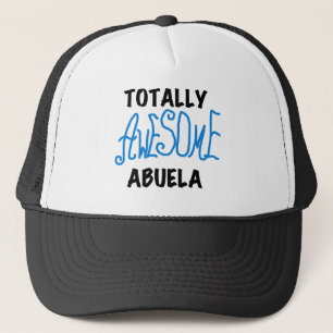 Total fantastische Abuela blaue T-Shirts und Truckerkappe