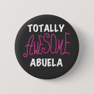 Total fantastische Abuela rosa T - Shirts und Button