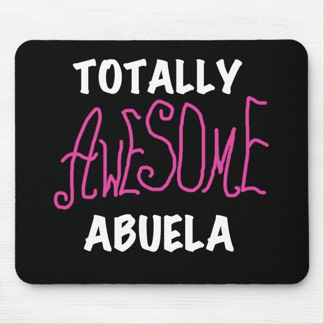 Total fantastische Abuela rosa T - Shirts und Mousepad (Vorne)