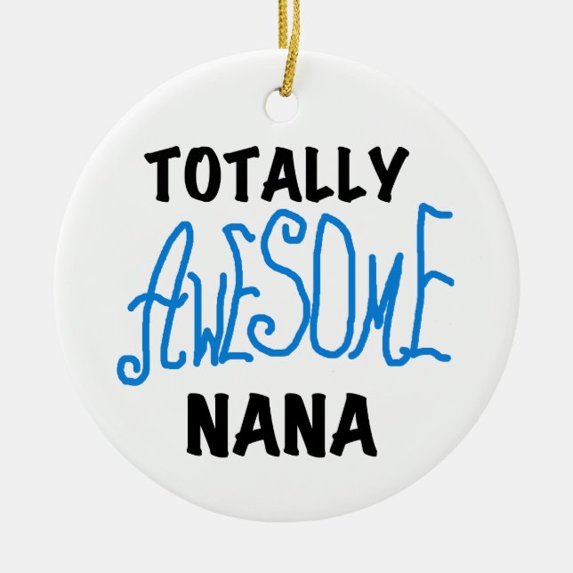 Total fantastische blaue T - Shirts und Geschenke Keramik Ornament (Vorne)