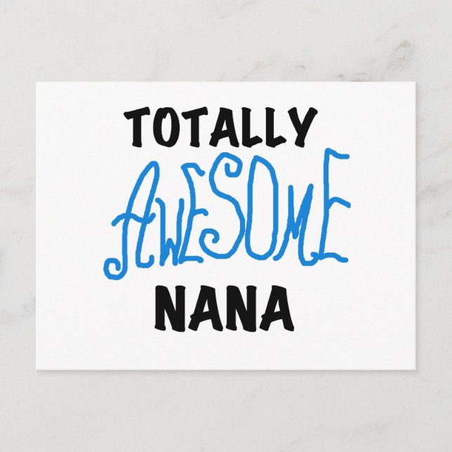 Total fantastische blaue T - Shirts und Geschenke Postkarte (Vorderseite)