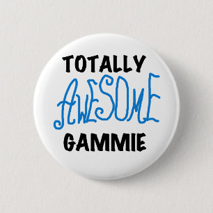 Total fantastische Gammie blaue T-Shirts und Button