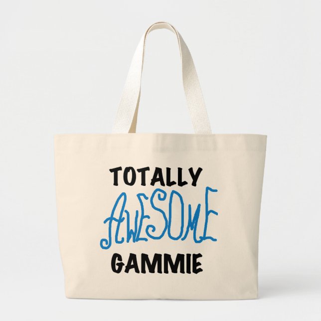 Total fantastische Gammie blaue T-Shirts und Jumbo Stoffbeutel (Vorne)