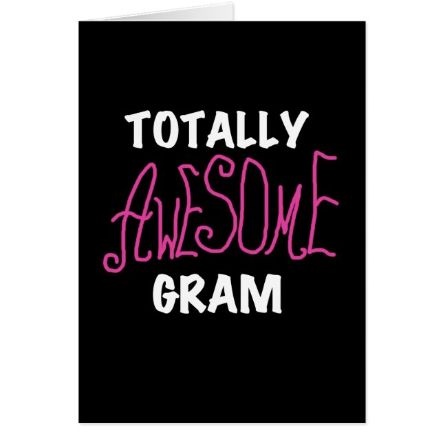 Total fantastische Gramm-Rosa-T-Shirts und Geschen (Vorne)