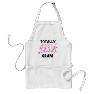 Total fantastische Gramm-Rosa-T-Shirts und Schürze